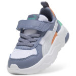 Puma Trinity 2 LT AC+ Inf Βρεφικά Sneakers Με Σκρατς Mωβ / Λευκό / Πορτοκαλί