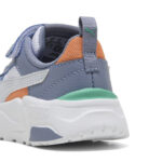 Puma Trinity 2 LT AC+ Inf Βρεφικά Sneakers Με Σκρατς Mωβ / Λευκό / Πορτοκαλί