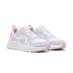 Puma Trinity 2 LT Come On Jr Παιδικά Sneakers Λευκά / Ροζ / Κίτρινα