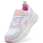 Puma Trinity 2 LT Come On Jr Παιδικά Sneakers Λευκά / Ροζ / Κίτρινα