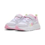 Puma Trinity 2 LT Come On AC+PS Παιδικά Sneakers Λευκά / Ροζ / Κίτρινα
