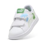 Puma Smash 3.0 Dino V Inf Βρεφικά Sneakers Λευκά / Πράσσινο
