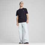 Puma Ess Small Logo Tee Ανδρικό Κοντομάνικο Μπλε Navy