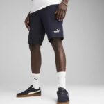 Puma Ess No. 1 Logo Jersey Shorts 10" Ανδρική Βερμούδα Navy Μπλε