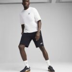 Puma Ess No. 1 Logo Jersey Shorts 10" Ανδρική Βερμούδα Navy Μπλε