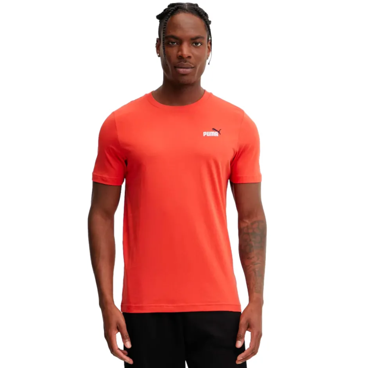 Puma Ess 2 Color Small No. 1 Logo Tee Ανδρικό Κοντομάνικο