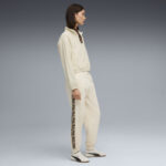 Puma Ess Graphic Animal Comfort High-Waist Sweatpants FL cl Γυναικείο Παντελόνι Μπεζ / Λεοπάρ