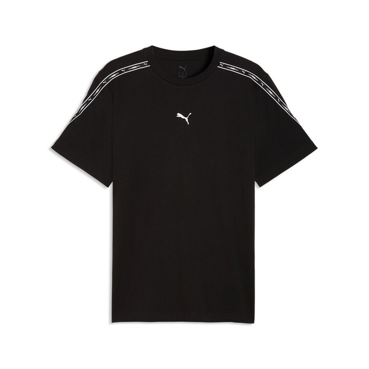Puma Ess Tape Tee Ανδρικό Κοντομάνικο Μαύρο