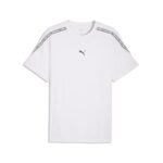 Puma Ess Tape Tee Ανδρικό Κοντομάνικο Λευκό