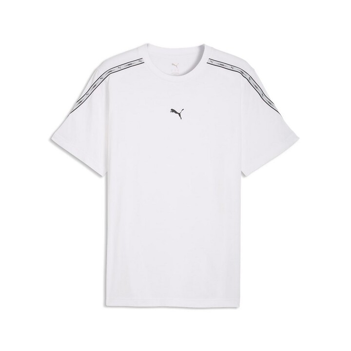 Puma Ess Tape Tee Ανδρικό Κοντομάνικο Λευκό