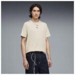 Puma Ess Tape Tee Ανδρικό Κοντομάνικο Μπεζ