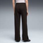 Puma Ess Elevated High-Waist Straight Pants Γυναικείο Παντελόνι Μαύρο