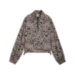 Puma Ess Graphic Animal Relaxed AOP Woven Half-Zip Jacket Γυναικείο Τζάκετ με 3/4 Φερμουάρ Λεοπάρ