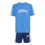 adidas Little Kids Collegiate Set Παιδικό Σετ Γαλάζιο / Μπλε