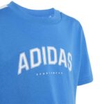 adidas Little Kids Collegiate Set Παιδικό Σετ Γαλάζιο / Μπλε