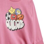 adidas Seasonal Essentials Fun Track Suit Set Kids Βρεφικό Σετ Φόρμας Ροζ