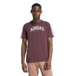 adidas Codes Collegiate Linear Graphic Tee Ανδρικό Κοντομάνικο Μπορντό