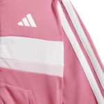 adidas Seasonal Essentials Tiberio 3-Stripes Tricot Track Suit Kids Βρεφικό Σετ Φόρμας Ροζ