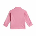 adidas Seasonal Essentials Tiberio 3-Stripes Tricot Track Suit Kids Βρεφικό Σετ Φόρμας Ροζ