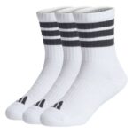 adidas Performance 3-Stripes Socks 3p Παιδικές Κάλτσες Λευκές