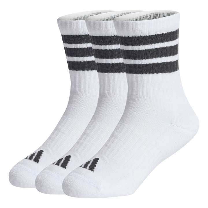adidas Performance 3-Stripes Socks 3p Παιδικές Κάλτσες Λευκές