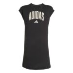 adidas Seasonals Collegiate Typography Dress Παιδικό Φόρεμα Μαύρο