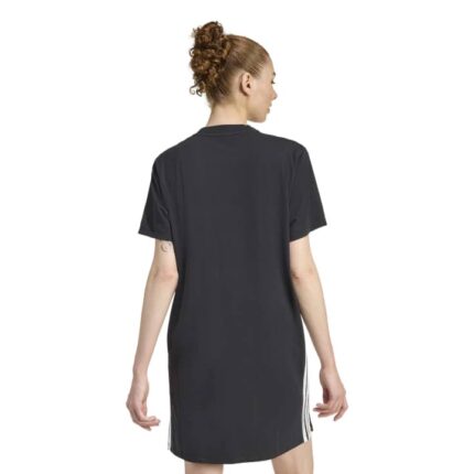 adidas Essentials 3-Stripes Tee Mini Dress Γυναικείο Φόρεμα Μαύρο