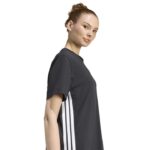 adidas Essentials 3-Stripes Tee Mini Dress Γυναικείο Φόρεμα Μαύρο