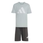 adidas Essentials Tee Set Kids Παιδικό Σετ Πράσινο Μέντας / Λαδί