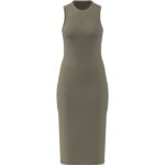 adidas All SZN Rib Dress Γυναικείο Φόρεμα Λαδί