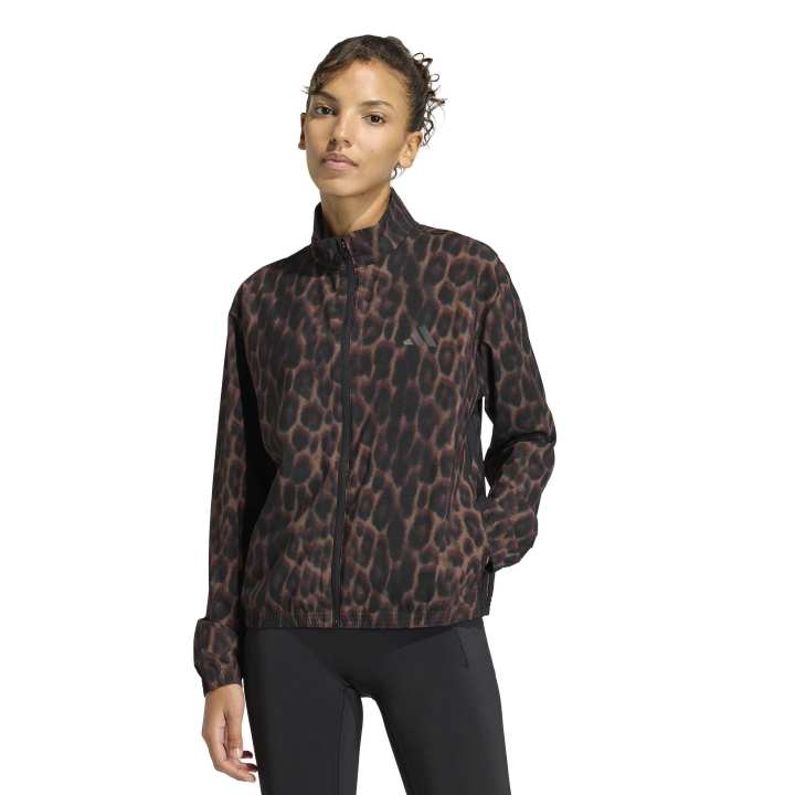 adidas Workout Essentials Leopard Woven Jacket Γυναικεία Ζακέτα Λεοπάρ