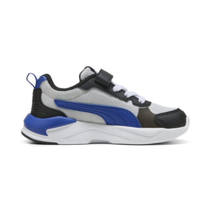Puma X-Ray 3 LT AC+ PS Παιδικά Sneakers με Σκρατς Μαύρο/Γκρί/Μπλέ