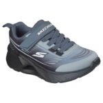 Skechers Lightweight Tidal Tech Παιδικό Παπούτσι Τρεξίματος Μαύρο / Γκρι