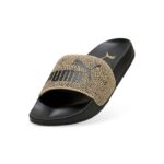 Puma Leadcat 2.0 Topcat Γυναικεία Παντόφλα Μπεζ / Λεοπάρ