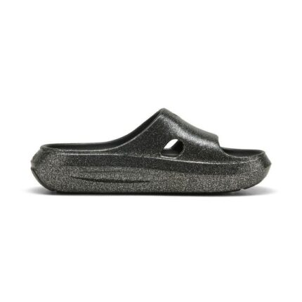 Puma Flatter Slide Glitter Γυναικεία Παντόφλα Μαύρη