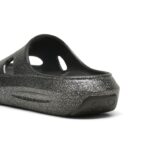 Puma Flatter Slide Glitter Γυναικεία Παντόφλα Μαύρη
