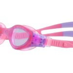 Amila Swim Goggles Kids TPR Παιδικά Γυαλιά Πισίνας Ροζ με Λιλά Φακούς