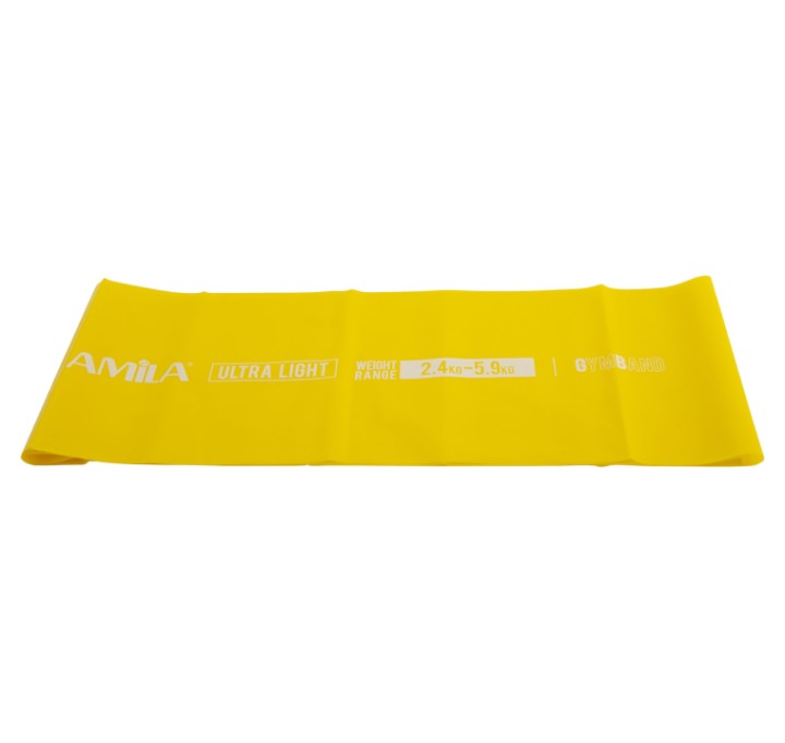 Amila Gymband 2.5m Ultra Light Λάστιχο Αντίστασης Πολύ Μαλακό