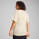 Puma Ess Relaxed Tee Γυναικεία Κοντομάνική Μπλούζα Εκρού