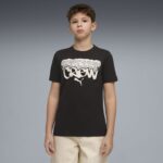 Puma MID90s Graphic Tee Παιδικό Κοντομάνικο Μαύρο