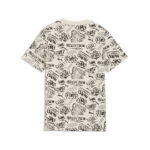 Puma MID90s ΑΟP Tee Παιδική Κοντομάνικη Μπλούζα Εκρού / Μαύρο