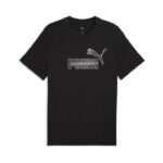 Puma Gaphic No.1 Logo Tee Ανδρική Κοντομάνικη Μπλούζα Μαύρη