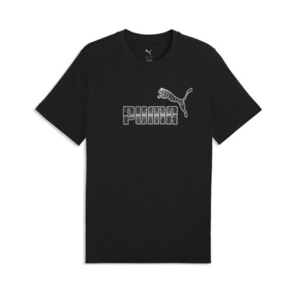 Puma Gaphic No.1 Logo Tee Ανδρική Κοντομάνικη Μπλούζα Μαύρη