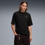 Puma Graphic Back Tee Ανδρική Κοντομάνικη Μπλούζα Μαύρη
