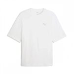 Puma Graphic Back Tee Ανδρική Κοντομάνικη Μπλούζα Λευκή