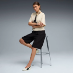 Puma Ess Elevated Relaxed Tee Γυναικεία Κοντομάνικη Μπλούζα Εκρού