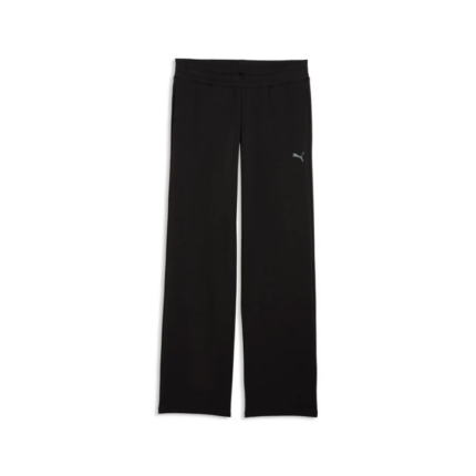 Puma Ess Elevated Straight Leg Pants Γυναικεία Παντελόνα Μαύρη