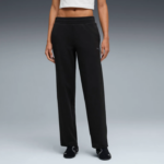 Puma Ess Elevated Straight Leg Pants Γυναικεία Παντελόνα Μαύρη