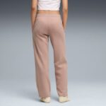 Puma Ess Elevated Straight Leg Pants Γυναικεία Παντελόνα Σάπιο Μήλο