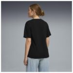 Puma Essentials Graphics Animal Relaxed Tee Γυναικεία Κοντομάνικη Μπλούζα Μαύρη